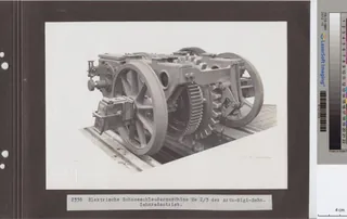 Elektrische Schneeschleudermaschine He 2/3 der Arth- Rigi -Bahn, Zahnradantrieb (ca. 1930)