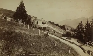 Station Scheidegg m. Alps (ca. 1880)