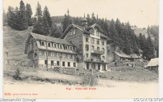 Hotel des Alpes, Rigi-Klösteli (1906)