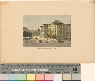 Lucerne - Hotel du Rigi - Luzern (1870)
