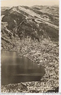 Blick vom Rigi-Kulm (1800 m) auf Arth, Zugersee und Rossberg (keine Angabe)