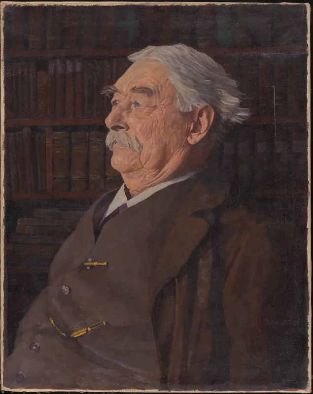 SBB Historic - F SLM 5 80750057 A - Portraet Charles Brown ohne Rahmen (circa 1880)