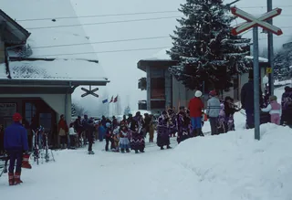 Rigi cold bath, Guggen parade (2/1985)