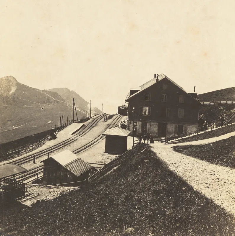 Rigi-Kulm train station (ca. 1905)