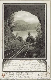 Rigi-Tunnelausblick (1902)