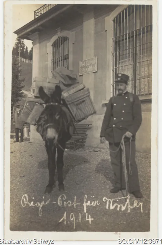 Rigi-Post für Winter 1914 (1914)