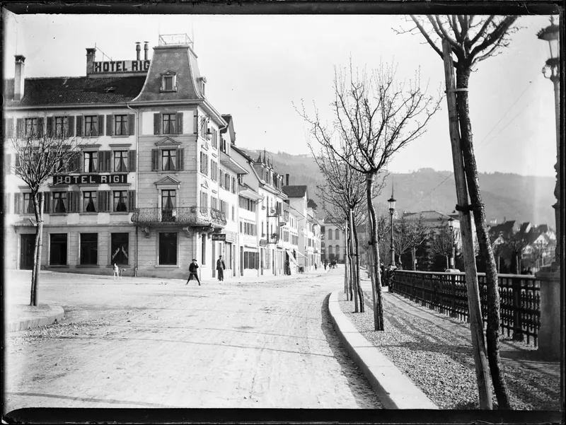 Hotel Rigi in Zug in der Vorstadt Ecke Raifgässli