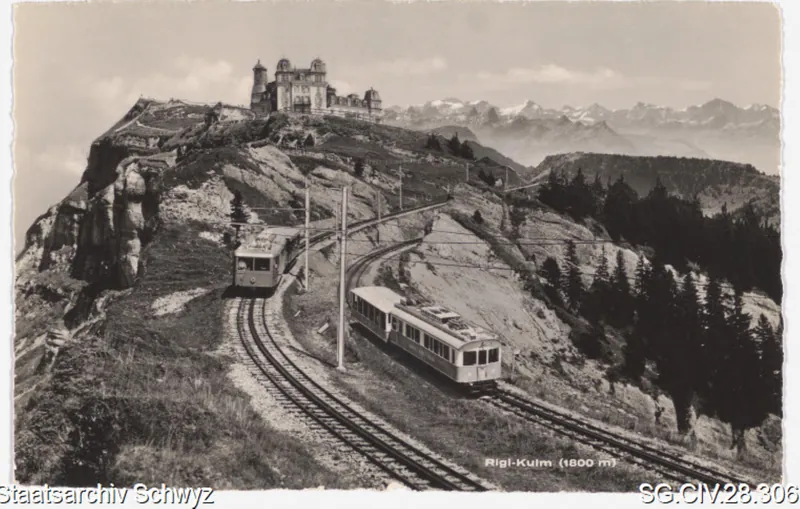 Rigi-Kulm (1800 m) (zwischen 1875 und 1952)