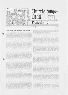 Hennings, Emmy: Die Rigi im Wandel der Zeiten (7/29/1937)