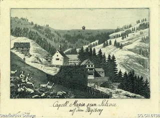 Rigi-Klösterli: Kapelle Maria zum Schnee (1800 - 1825)