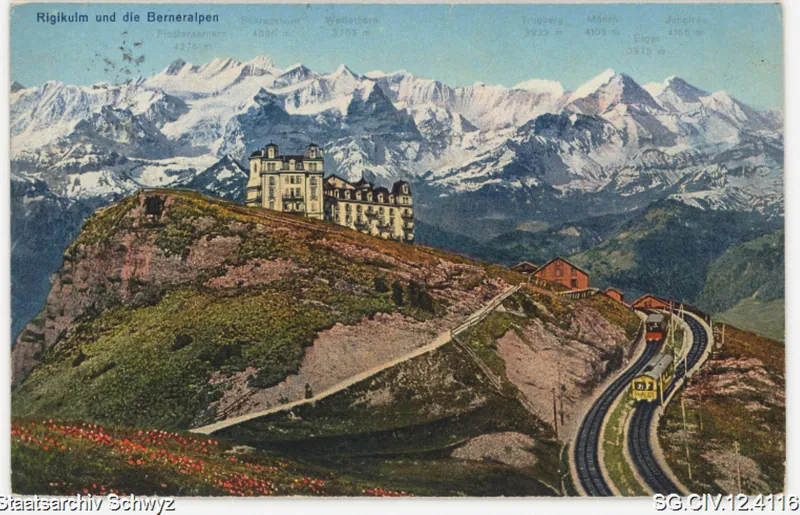 Rigi-Kulm und die Berneralpen (1928)