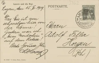 Lucerne, And the Rigi (vor 15.02.1919)