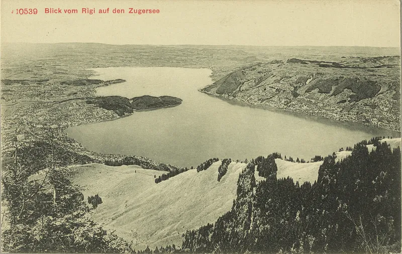 Lake Zug, view from Rigi (vor 21.09.1909)