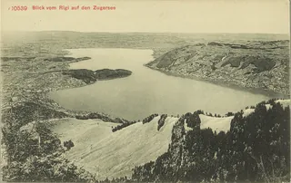 Lake Zug, view from Rigi (vor 21.09.1909)
