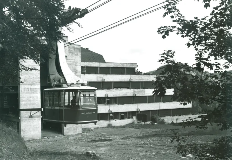 Weggis-Rigi Seilbahn, in Rigi Kaltbad (1968)