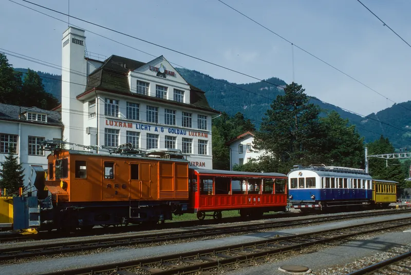 Arth, Goldau, Arth-Rigi-Bahn ARB, today Rigibahnen AG (7/1985)