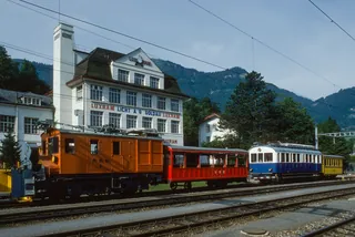 Arth, Goldau, Arth-Rigi-Bahn ARB, today Rigibahnen AG (7/1985)