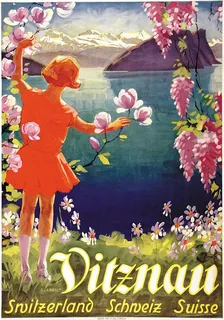 Otto Landolt Vitznau Plakat 1928 (1928)