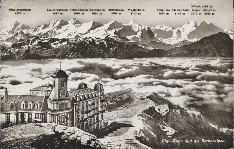 Rigi-Kulm and the Bernese Alps (vor 10.6.1945)