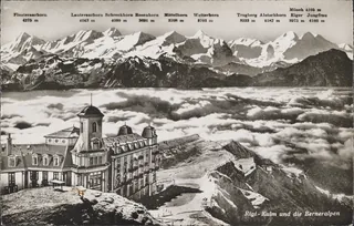 Rigi-Kulm and the Bernese Alps (vor 10.6.1945)