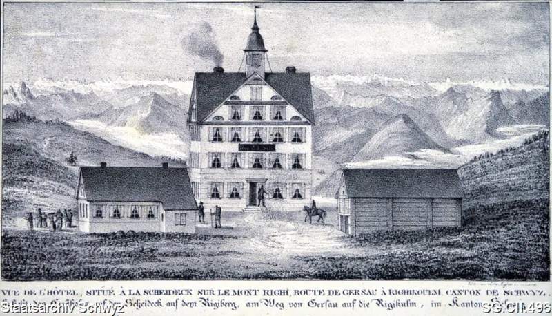 Hotel Rigi-Scheidegg (ca. 1840 - 1850)