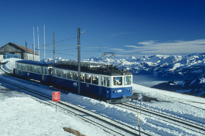 ARB. Arth-Rigi Railway in winter (1991)