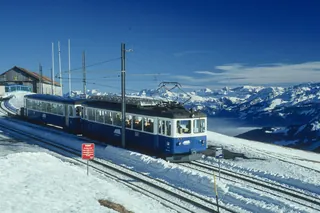 ARB. Arth-Rigi Railway in winter (1991)
