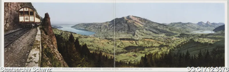 Arth-Rigi-Bahn: An der Kräbelwand entlang (keine Angabe)