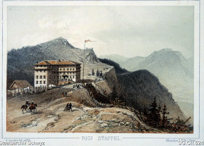 Gasthaus Rigi-Staffel (ca. 1860)