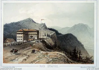 Gasthaus Rigi-Staffel (ca. 1860)
