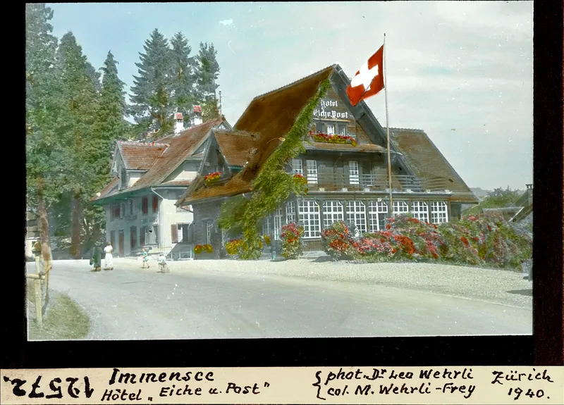 Immensee, Hôtel "Eiche und Post" (1940)