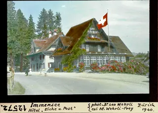 Immensee, Hôtel "Eiche und Post" (1940)