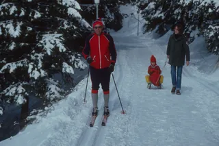 Rigi, cross country skiing (1977)
