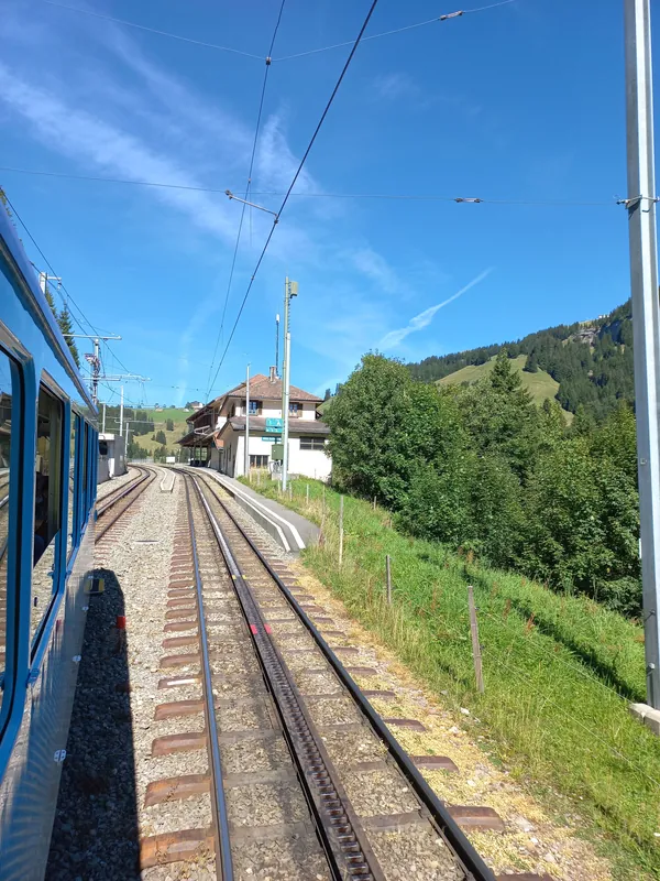 Rack railway Arth-Goldau to Rigi-railway station Rigi Kloesterli-02ASD (2023-09-04)