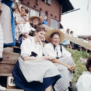 Alpine festival on the Seebodenalp above Küssnacht am Rigi (ca. 1961)