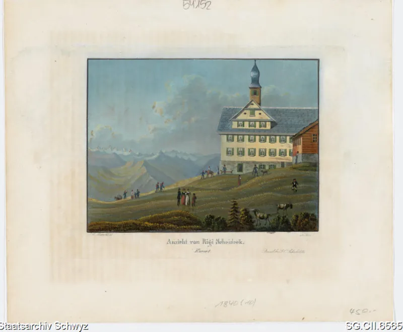 Hotel Rigi Scheidegg (ca. 1840)