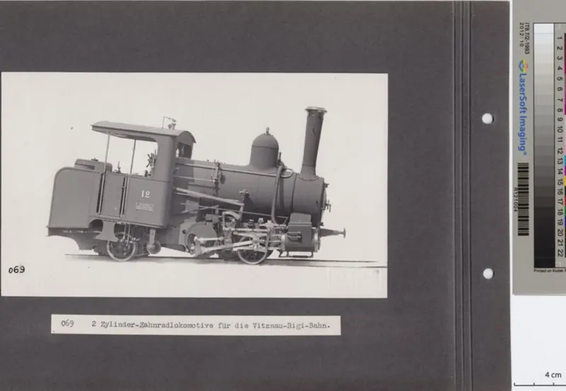 Vitznau- Rigi -Bahn H 1/2, Betriebsnummer 12, Fabriknummer 1415, Ordre 3070 (ca. 1902)