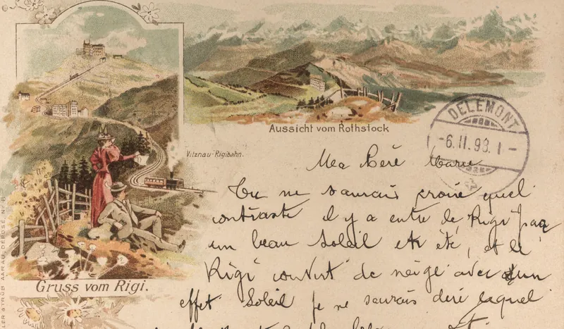 Greetings from the Rigi (vor 5.2.1898)