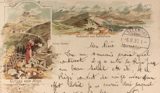 Greetings from the Rigi (vor 5.2.1898)