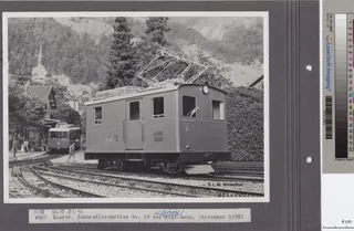 Elektrische Zahnradlokomotive No. 18 der Vitznau- Rigi Bahn (ca. 1938)