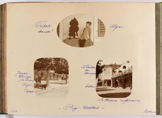 Rigi Kaltbad: Tripoli -koira 'tanssii' Algarin katsoessa, Joseph Elminger, Algar ja Tripoli, Arthur Pavillon de Musiquen edessä