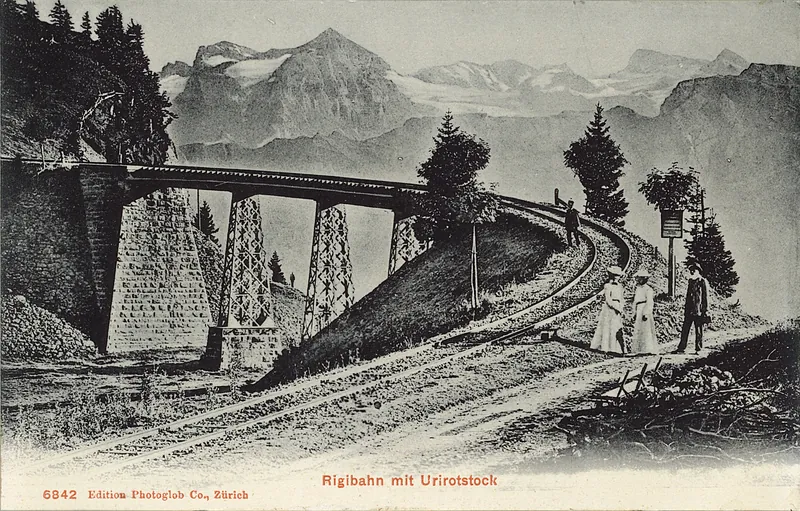 Rigi Railway with Urirotstock (1901-1920)