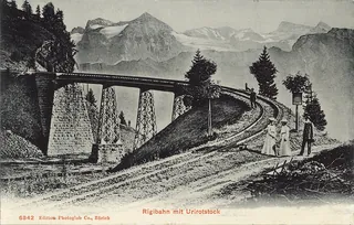 Rigi Railway with Urirotstock (1901-1920)