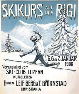 Skikurs auf der Rigi (1906)