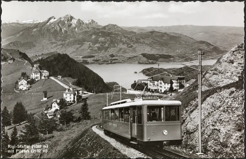 Rigi Relay (1592 m) with Pilatus (2132 m) (1937-1938)