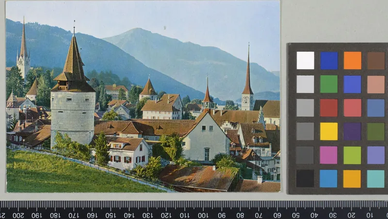 Zug mit Türmen und Rigi