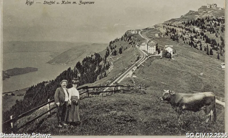 Rigi-Staffel und Rigi Kulm mit Zugersee (keine Angabe)