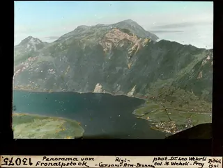 Panorama from Fronalpstock, Rigi, Gersauer Arm, Brunnen (1941)
