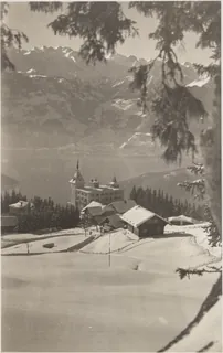 Rigi cold bath, Hotel Bellevue with the Alps (vor 31.1.1929)