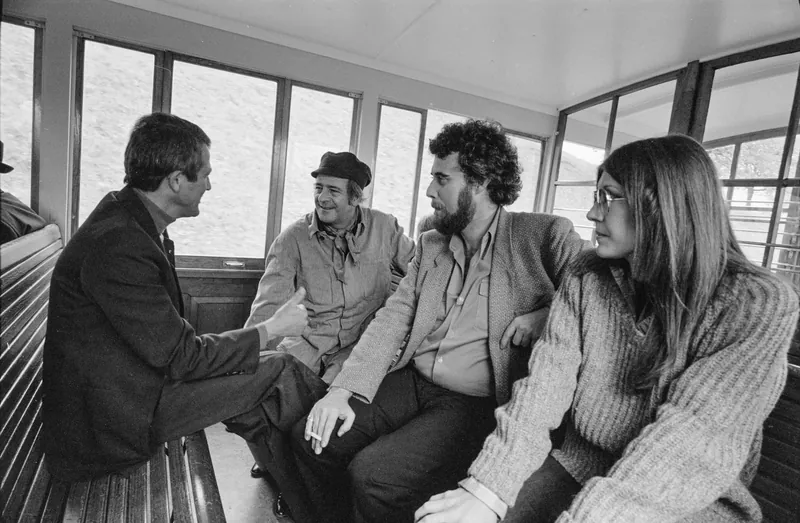 Paul Bühlmann on the occasion of a trip to Rigi, steam train (14.10.1979)